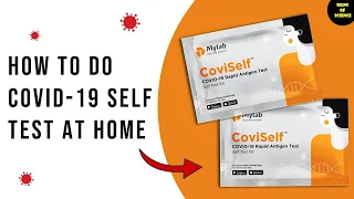 How to SELF TEST at home for Covid 19 | Mylab Coviself | Mylab Covid 19 rapid test kit at home Hindi