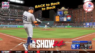 MLB The Show 24 New York Yankees - Back to Back to Back Home Runs