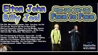 ELTON JOHN/BILLY JOEL "F2F NASHVILLE" 4/21/01