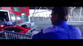 Jake, David and Eddie on roller coaster at Ferrari World [BBC] F1 2011 Abu Dhabi