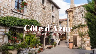 Travel Vlog/Walk Provence, France /Beautiful village in Côte d'Azur| GOROGORO KITCHEN