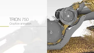 CLAAS TRION 750. Fits your farm. Cropflow animation.