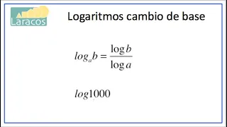 Logaritmos cambio de base (ejemplo 1)