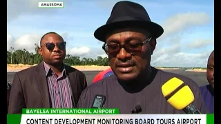 Bayelsa Int'l Airport: Content Devt monitoring board tours airport