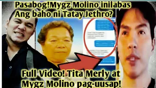 Pasabog!Mygz inilabas Ang baho ni Tatay Jethro!|full Video! Tita Merly at Mygz Molino pag-uusap!