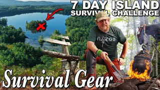 Survival Gear and $3K Gear Giveaway Treasure Hunt  For 7 Day Island Survival Challenge Maine