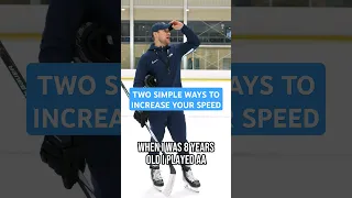 TWO WAYS TO INCREASE YOUR SPEED #hockeydevelopment #icehockey