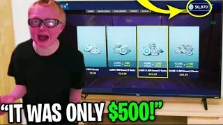 Kid STOLE DAD'S Credit Card To Buy V-Bucks! (Fortnite)