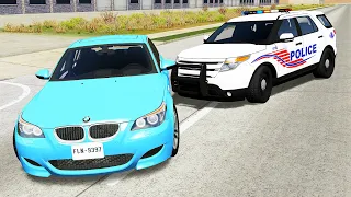 High Speed Police Chases #36 - BeamNG drive (4K) (Police Chatter)