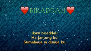 biraddali - tausog love song