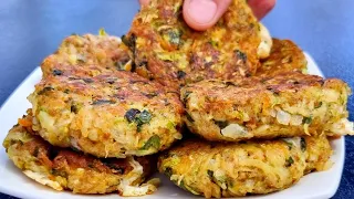 Potatoes and zucchini taste better than meat! Simple and cheap recipe!