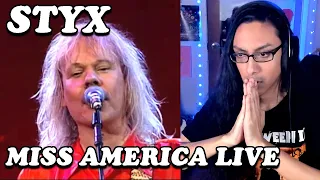 Styx - Miss America - Live 1996 - Reaction (First Listen)