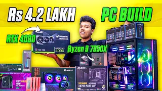 Rs 4.2 Lakh Ultimate PC Build 2023 | AMD Ryzen 9 7950X & RTX 4090