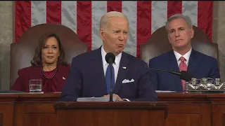 Reactions pouring in to President Biden's State of the Union address