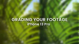 Grading Your Footage E2 - iPhone 13 Pro // Davinci Resolve 18