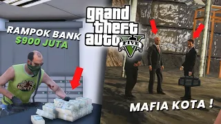 MISI EPIC PERAMPOKAN BANK DI KOTA !!! GTA 5 MOD