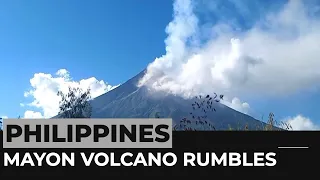 Philippines evacuates thousands after Mayon volcano rumbles