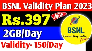 bsnl 397 plan details 2023, bsnl validity plan details, bsnl new validity recharge plan details