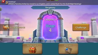 VERGEWAY CHAPTER 4 STAGE 4 | LORDS MOBILE