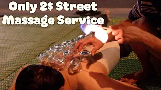 2$ Massage on Street | The world's cheapest massage service
