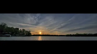 32:9 8K60 HDR Super Ultrawide Sunset Video with atmospheric optical phenomena