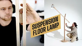 White Oak Suspension Floor Lamp | The Universe told me to do it!