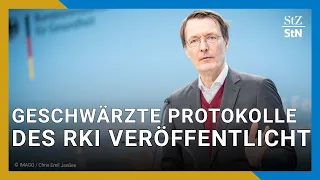 RKI-Protokolle: Lauterbach begründet Schwärzungen | Forderungen nach Aufarbeitung