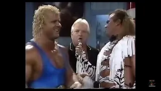 The Barber Shop interviews Mr. Perfect/Bobby “The Brain” Heenan about Davey Boy Smith (05-26-1991)