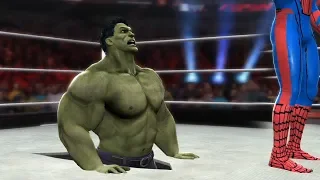 HULK VS SPIDERMAN - I Quit Match