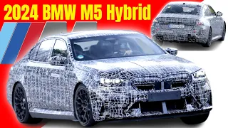 2024 BMW M5 Plug in Hybrid Testing and Exhaust Sound