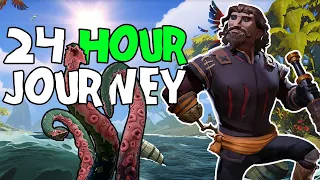 24 HOURS playing Sea of Thieves ALONE, and this is what happened...