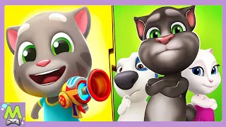 Talking Tom Blast Park vs Talking Tom Bubble Shooter.Приключения Тома в Парке Развлечений.Кто Круче