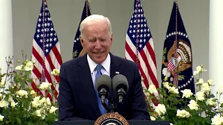 Biden says new mask guidance 'a great milestone'