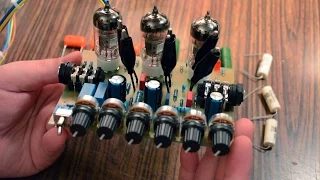 Мини-тест разделительных конденсаторов в ламповом преампе