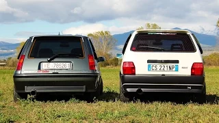 Fiat Uno Turbo VS Renault 5 GT Turbo: THE COFFINS! - Driven by Davide Cironi (SUBS)