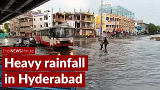 Hyderabad witnesses sudden thundershowers, heavy rainfall