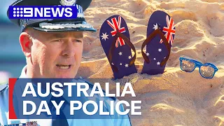 Police operation underway for Australia Day long weekend | 9 News Australia