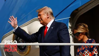 WATCH: Trumps arrive in Florida after White House departure