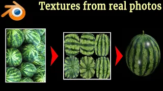 How to create textures from real photos in Blender 2.9 - 179