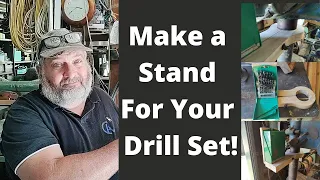 DIY Drill Set Stand to go on Your Drill Press - Step by Step Tutorial!!