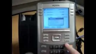 Change a Avaya/Nortel phone from manual configuration to auto configuration