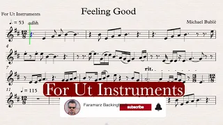 Feeling Good - Play along for Ut