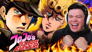 Reacting to All JOJO'S BIZARRE ADVENTURE Openings for the FIRST TIME 1-13