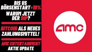 AMC Entertainment Aktie Update - Bitcoin als Zahlungsmittel! +10% bis Nachmittag! Warum nun der Dip?