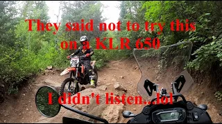 2022 Kawasaki KLR 650 Adventure (single track again.part 1 )