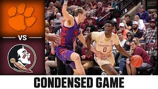 Clemson vs. Florida State Condensed Game | 2022-23 ACC Men’s Basketball