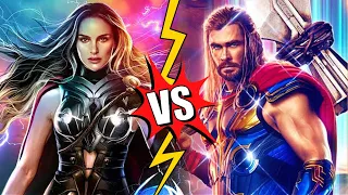 Mighty Thor 🆚 Thor ❓; Who Will Win !! 🤯#shorts #thor #marvel #thorloveandthunder