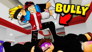 My BULLY is My BODYGUARD in Roblox BROOKHAVEN RP!!