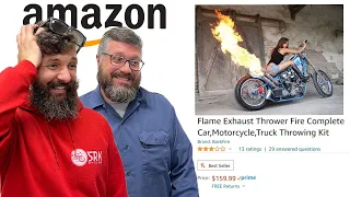 Testing Amazons Stupidest Motorcycle Accessories(#5 is great)