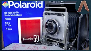 POLAROID'S 4x5 INSTANT Film | Large Format Peel Apart